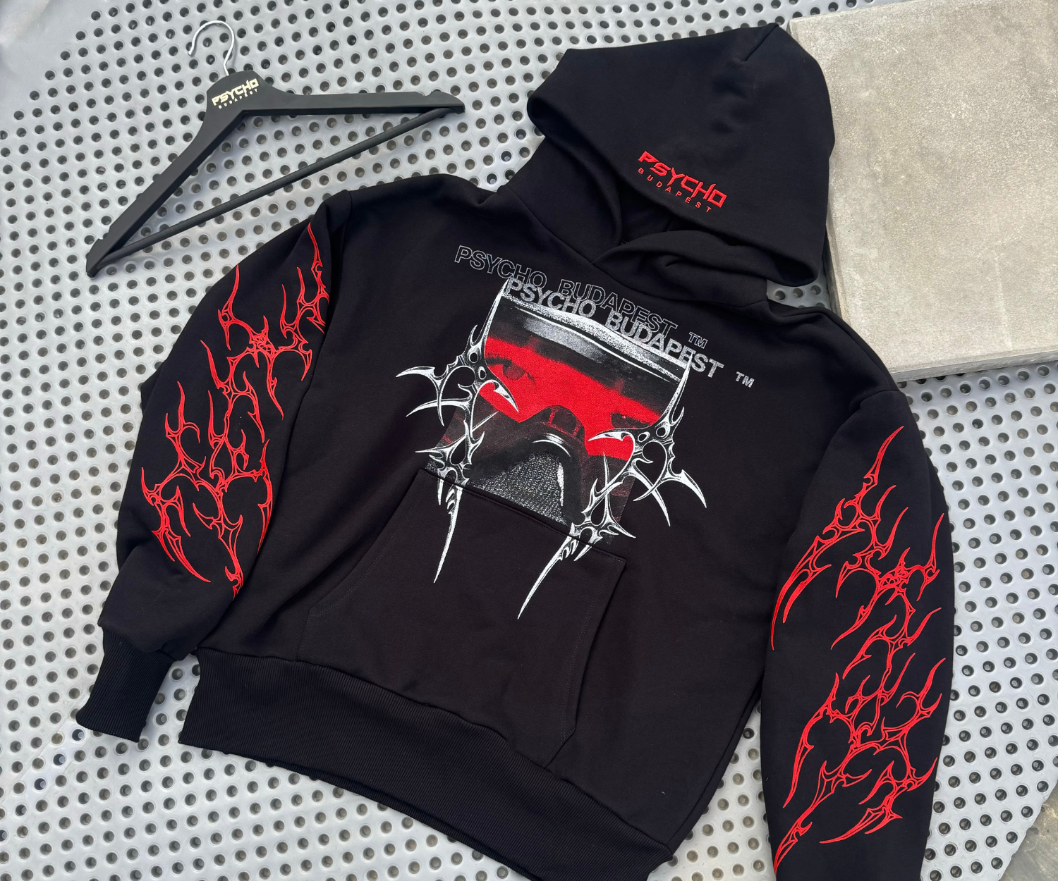 TOXIC VISION HOODIE (RED)