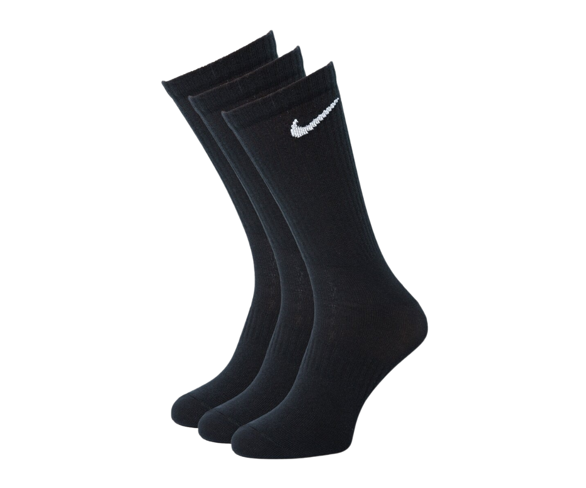 NIKE EVERYDAY SOCKS BLACK (3 PACK)