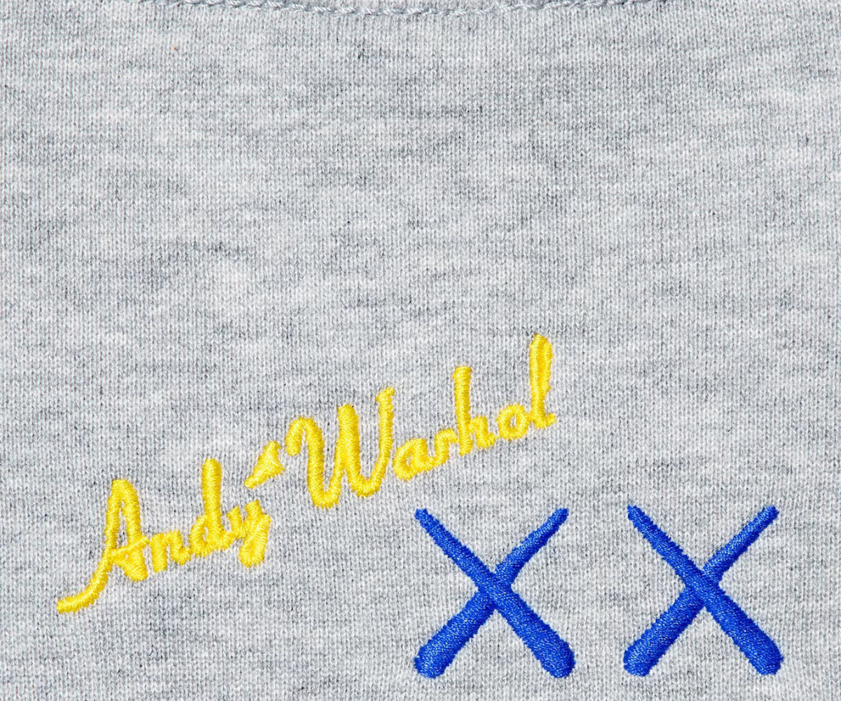 KAWS x Uniqlo Warhol Graphic 472951 Sweatshirt Gray