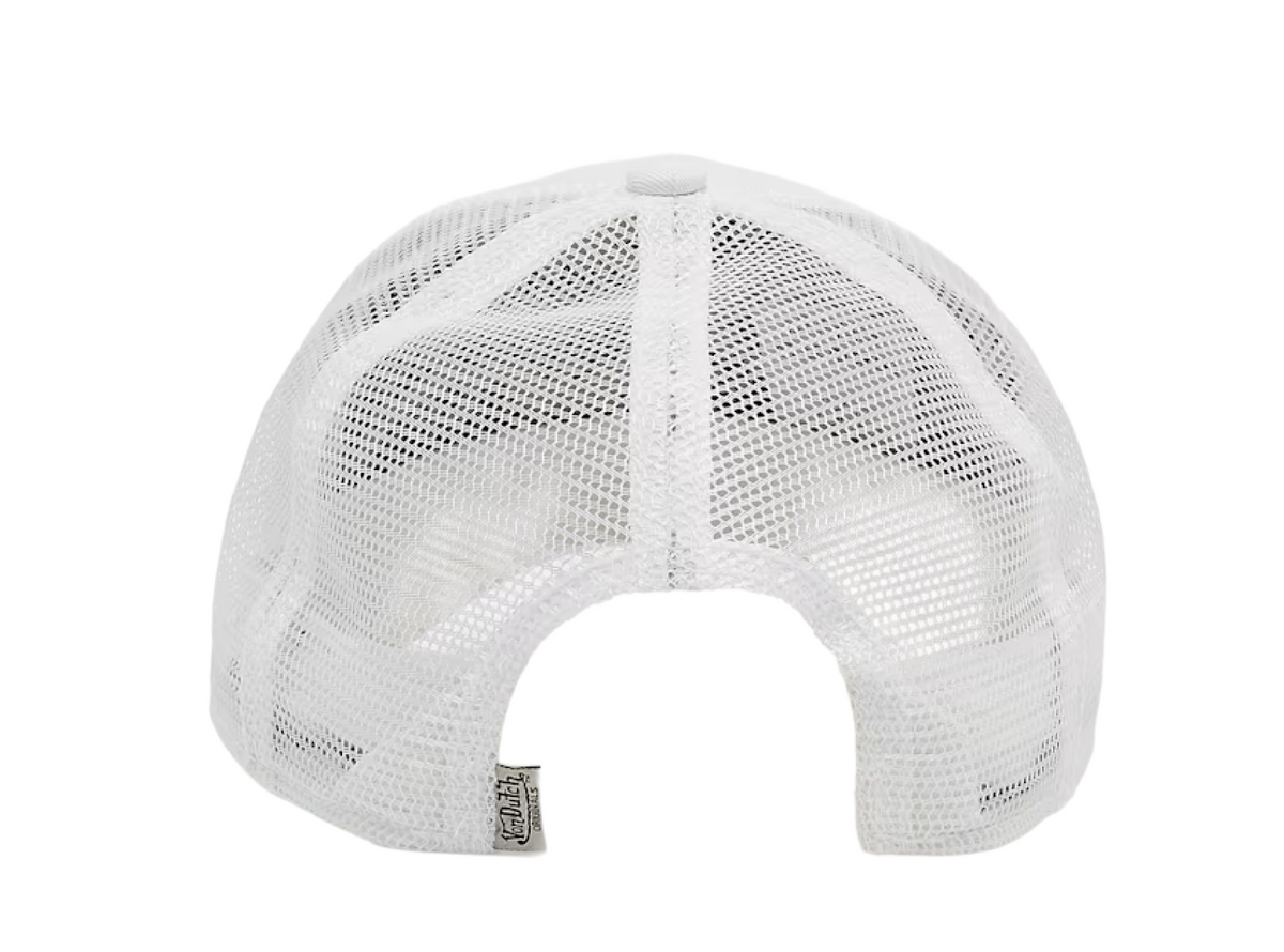 Von Dutch Oval Patch White Trucker