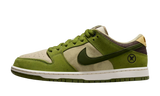 Nike SB Dunk Low Yuto Horigome Matcha cipő zöld és bézs színben.