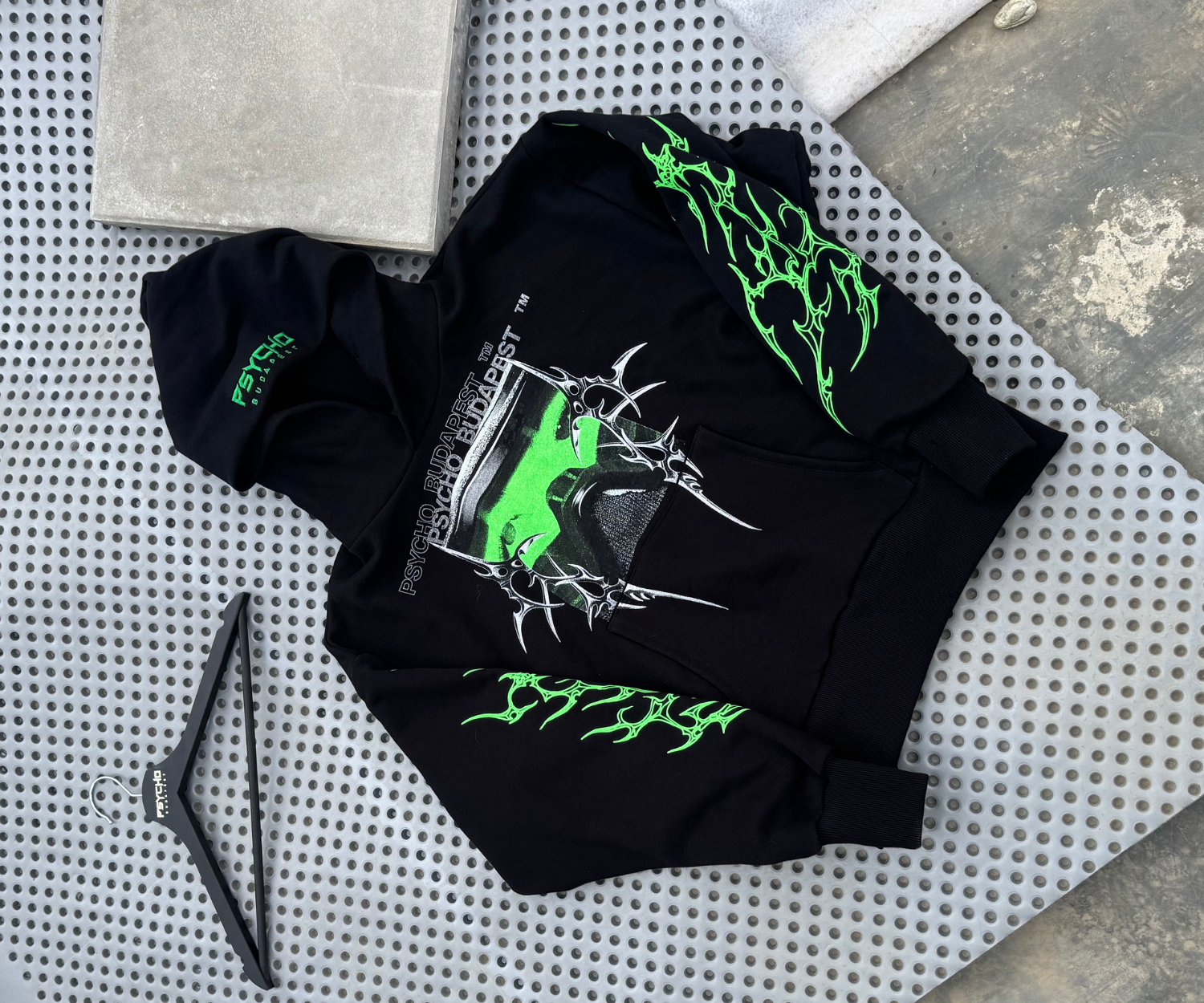 TOXIC VISION HOODIE (GREEN)