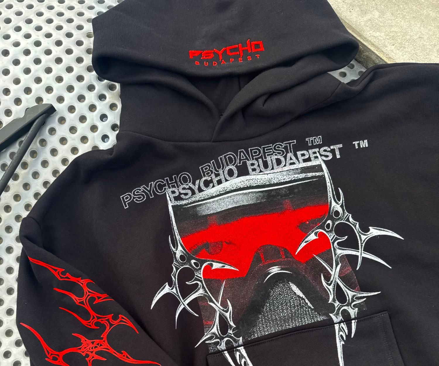 TOXIC VISION HOODIE (RED)