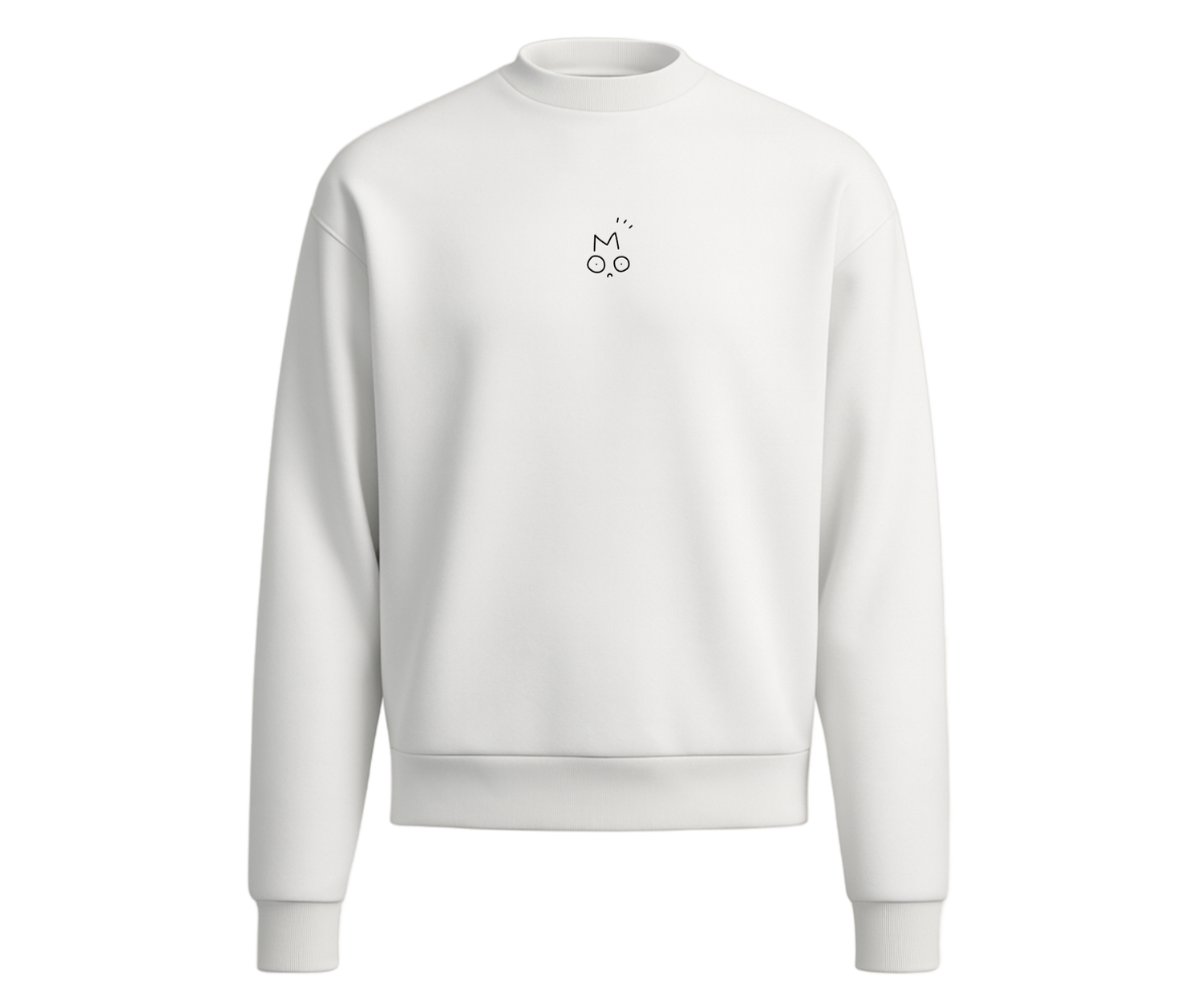OUT OF MOOD SIMPL Crewneck White