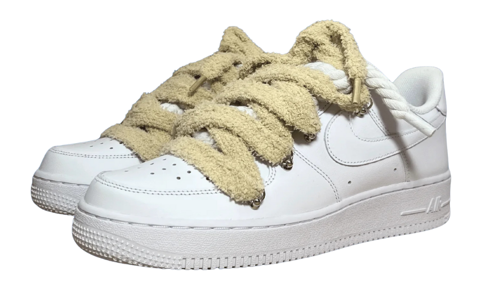 Nike Air Force 1 White Chimney Cake Cinnamon