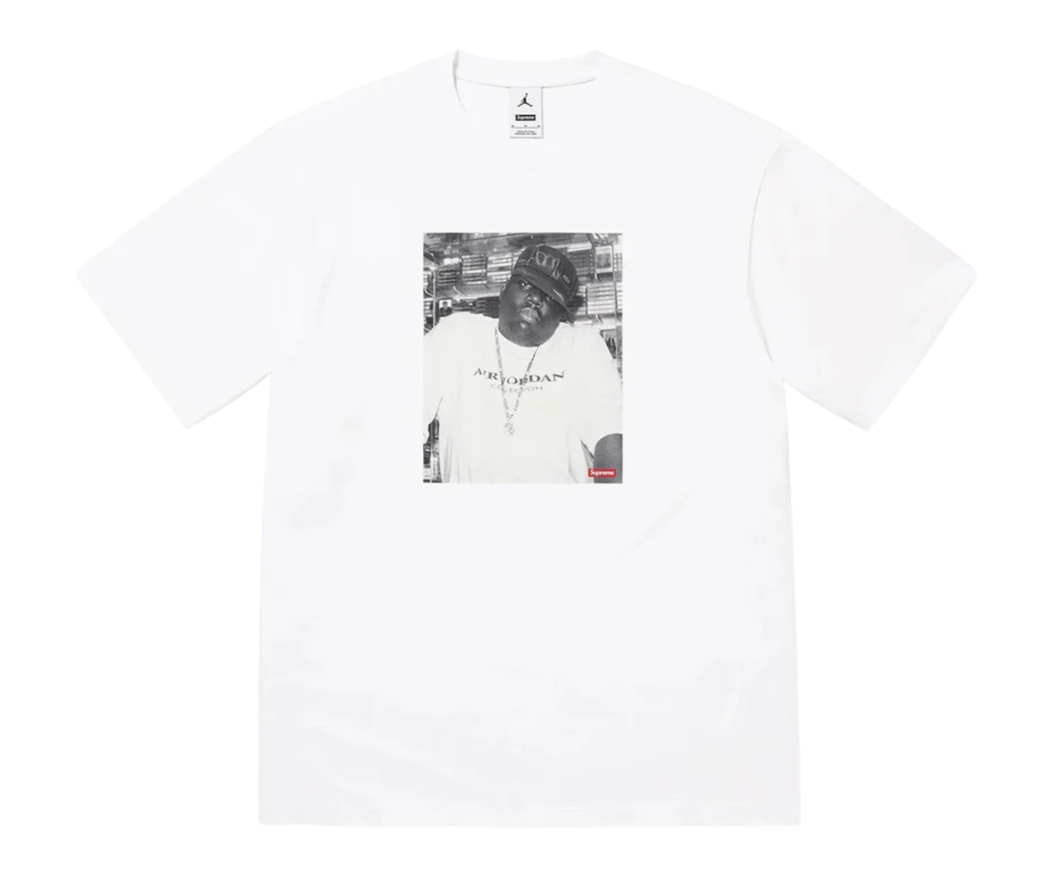 Supreme Jordan Biggie S/S Top White