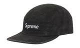 Supreme 2Tone Moleskin Camp Cap Black