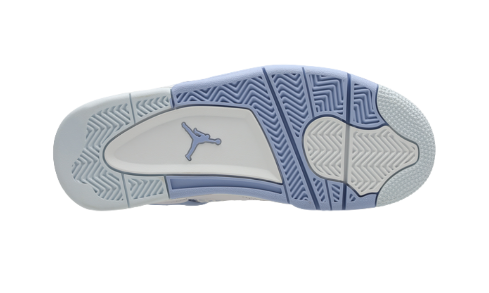 Air Jordan 4 Retro White Aluminum Blue Tint