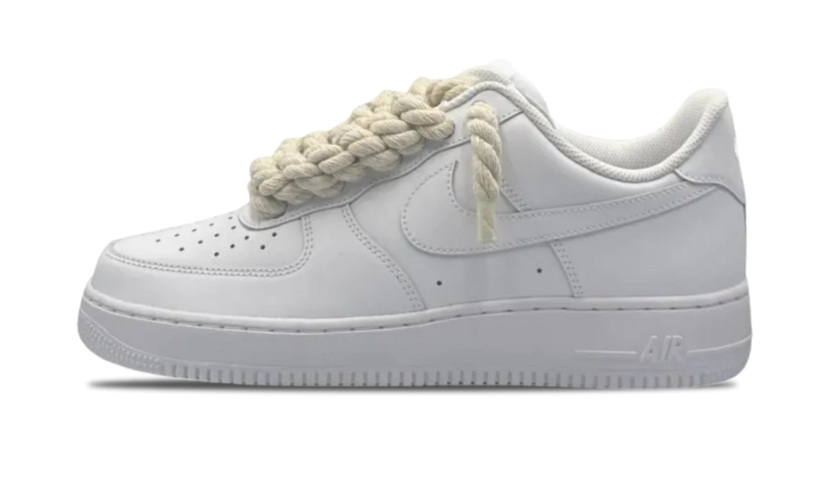 Nike Air Force 1 Chunky Rope Laces Beige 