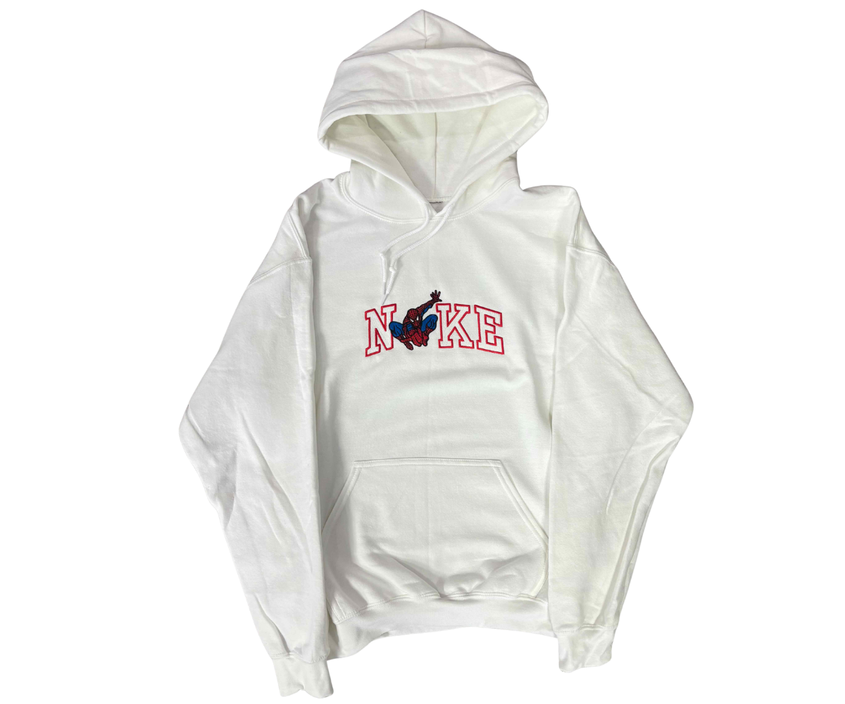 Cuddle Chick - Spiderman Hoodie White