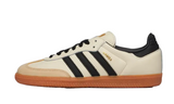 Adidas Samba OG cipő krémszínű fehér és homokréteg színben, gumitalppal.