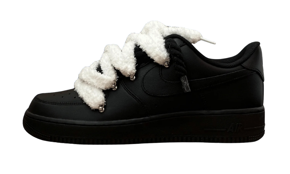 Nike Air Force 1 Black Chimney Cake Coconut