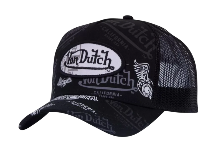 Von Dutch LE GRE Black Trucker Hat