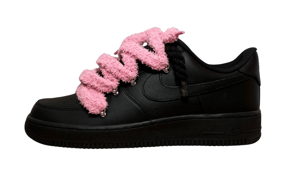 Nike Air Force 1 Black Chimney Cake Pink