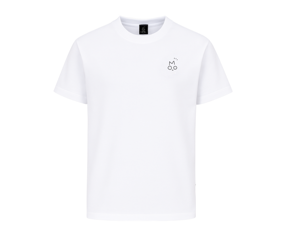 OUT OF MOOD Simpl Tee White