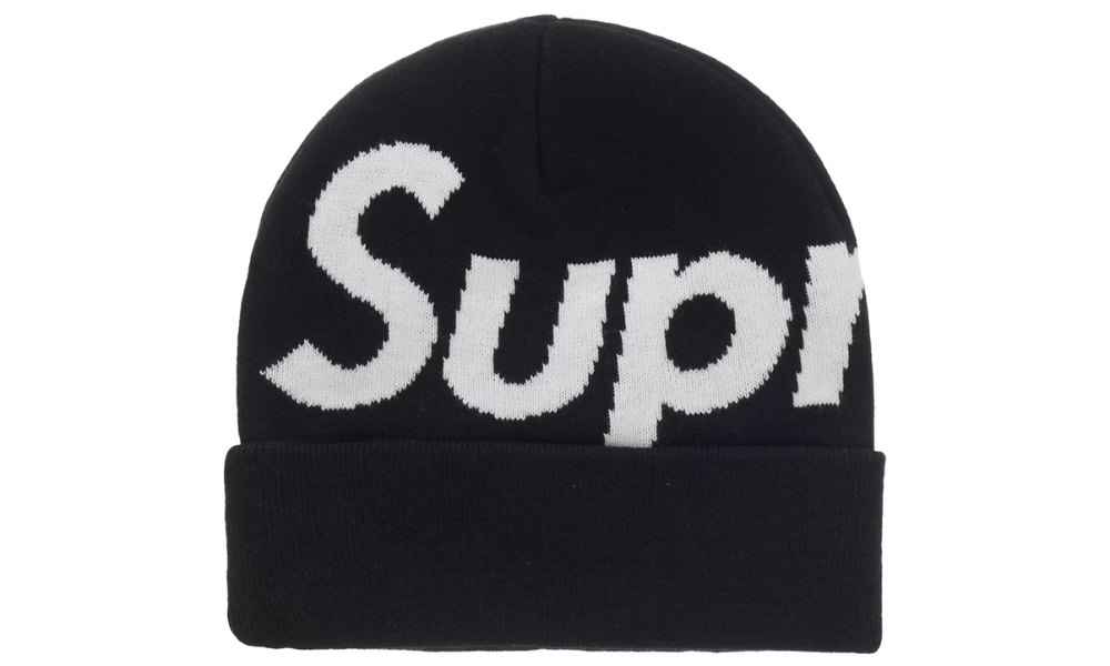 Supreme Big Logo Beanie FW25 Black