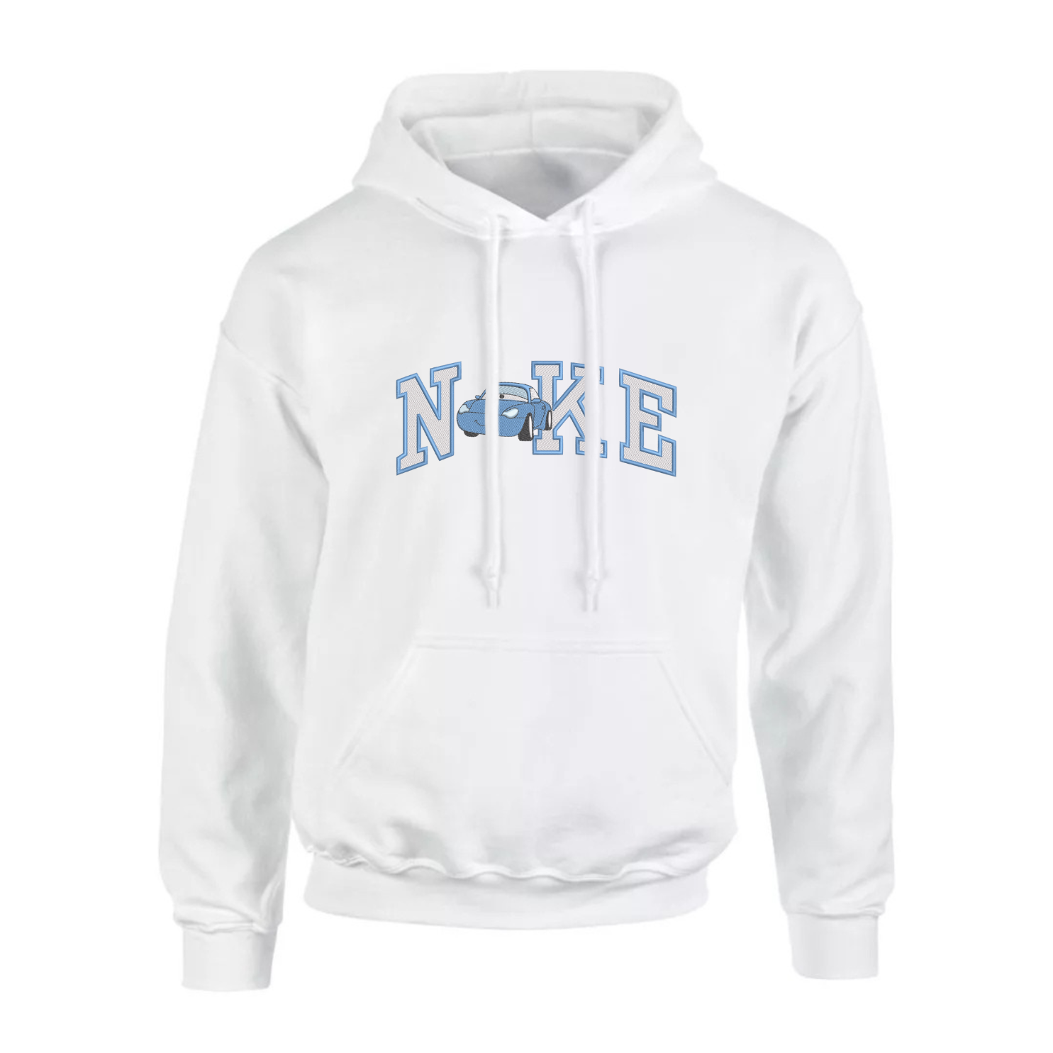 Cuddle Chick - Cars Hoodie White