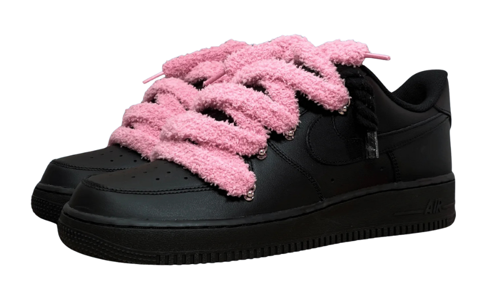 Nike Air Force 1 Black Chimney Cake Pink