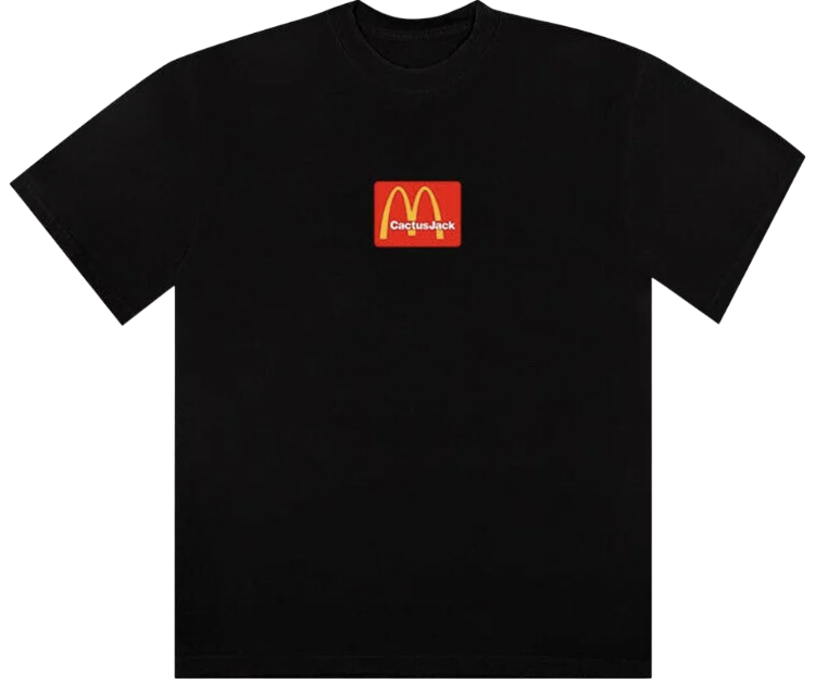 Travis Scott x McDonald's Sesame Inv T-Shirt Black/Red