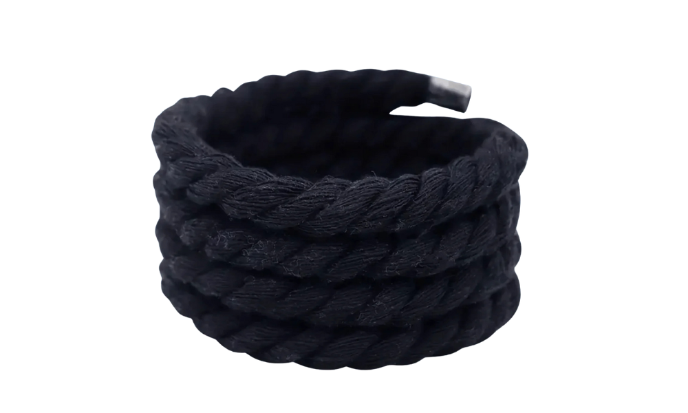 Rope Lace Black - 8mm