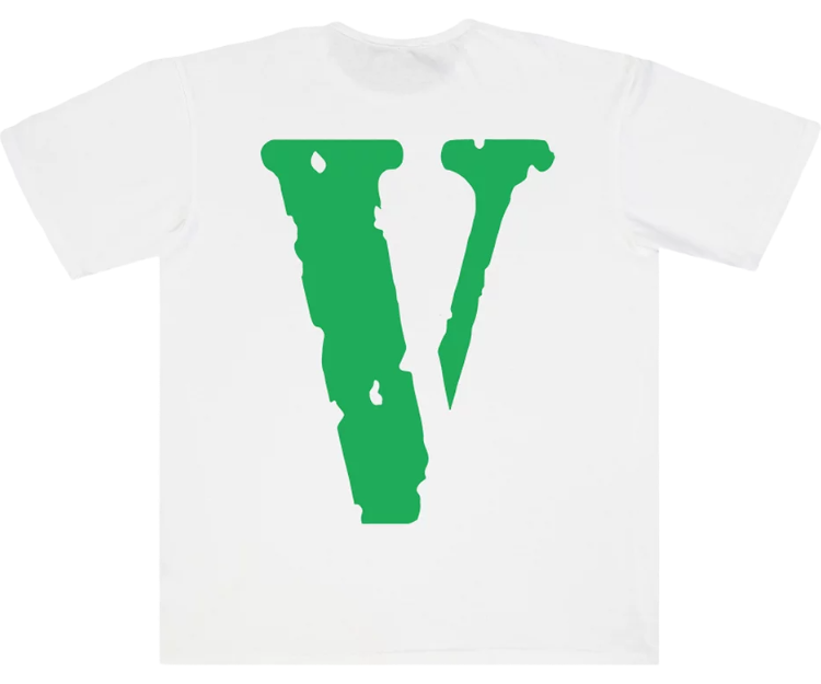 Vlone T-Shirt White Green