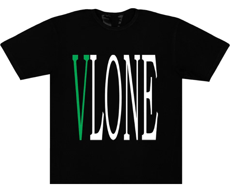 Vlone T-Shirt Black Green