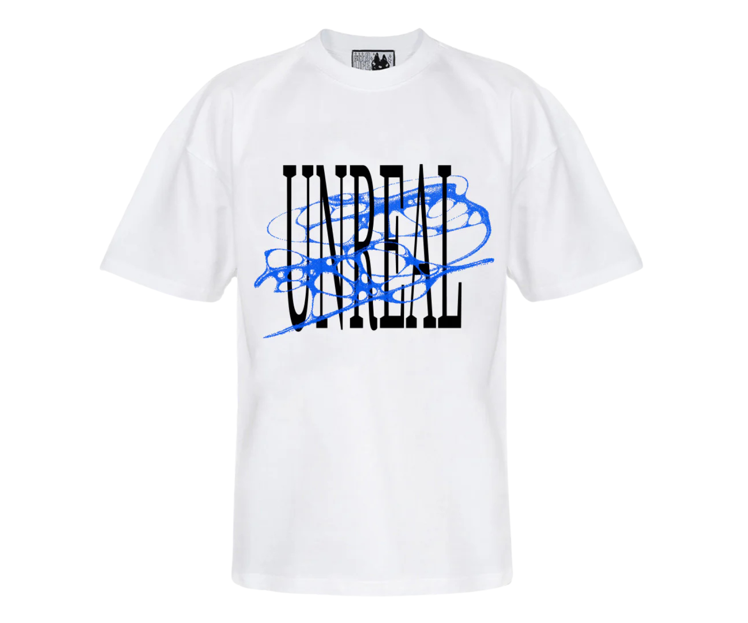 UNREAL WhyRuHere Tee White
