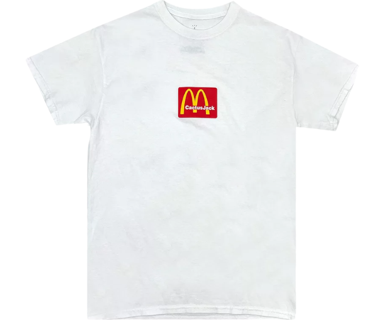 Travis Scott x McDonald's Sesame Inv T-Shirt White/Red