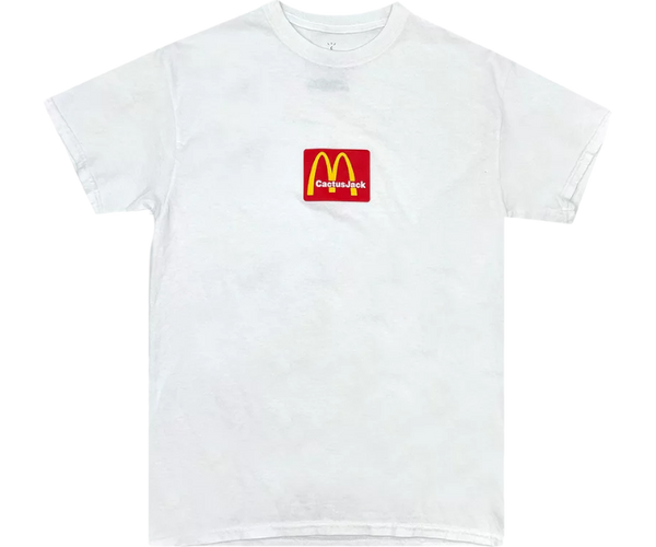 McDonald's SAUCY S/S T-SHIRT (V) ホワイト L Travis Scott x McDonald's Sesame Inv T-Shirt White/Red