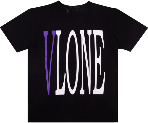 トップス VLONE STAPLE S/T PURPLExRHINESTONE M Vlone T-Shirt Black Purple