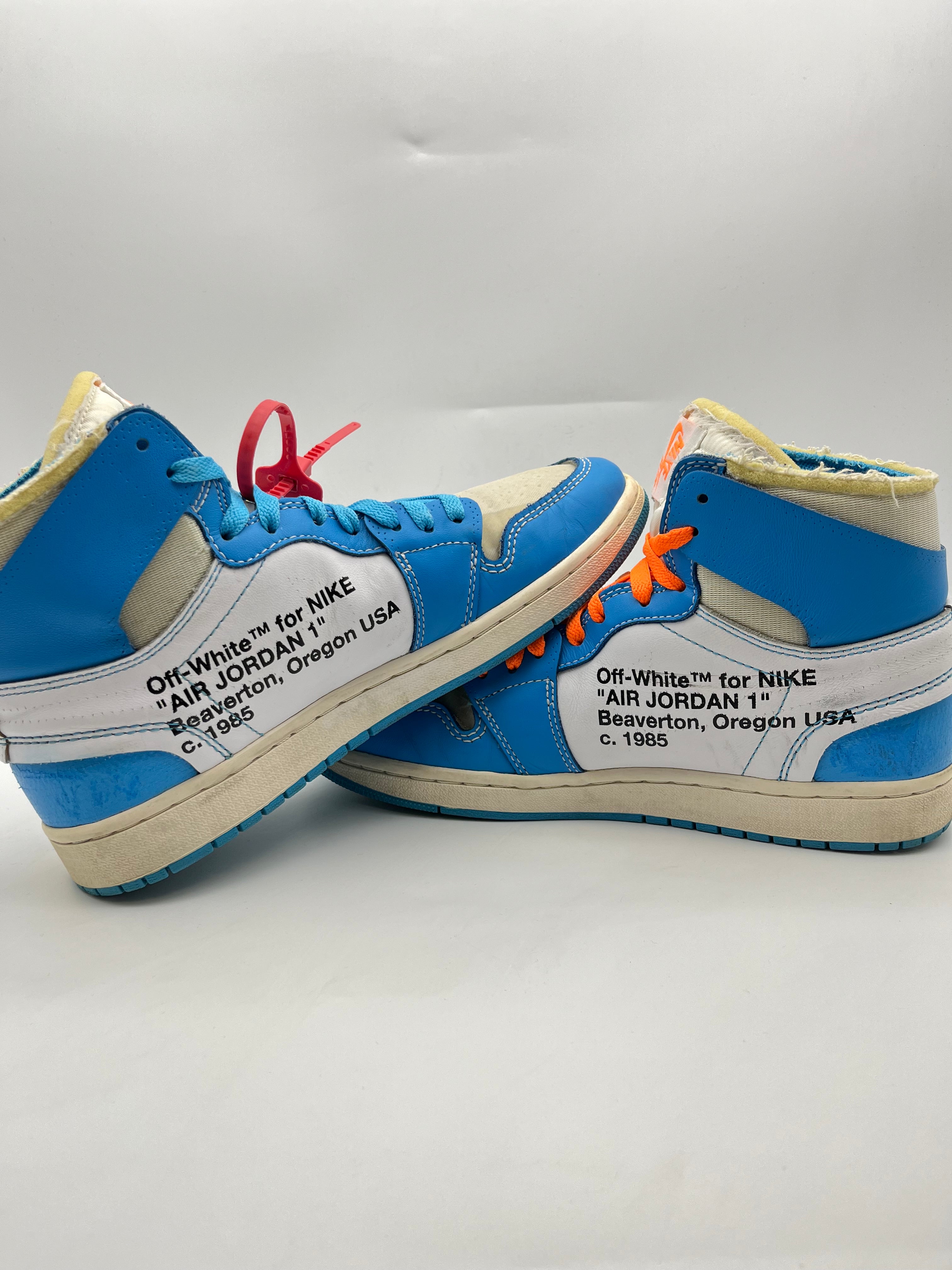 Használt - Nike Jordan 1 High UNC x Off White