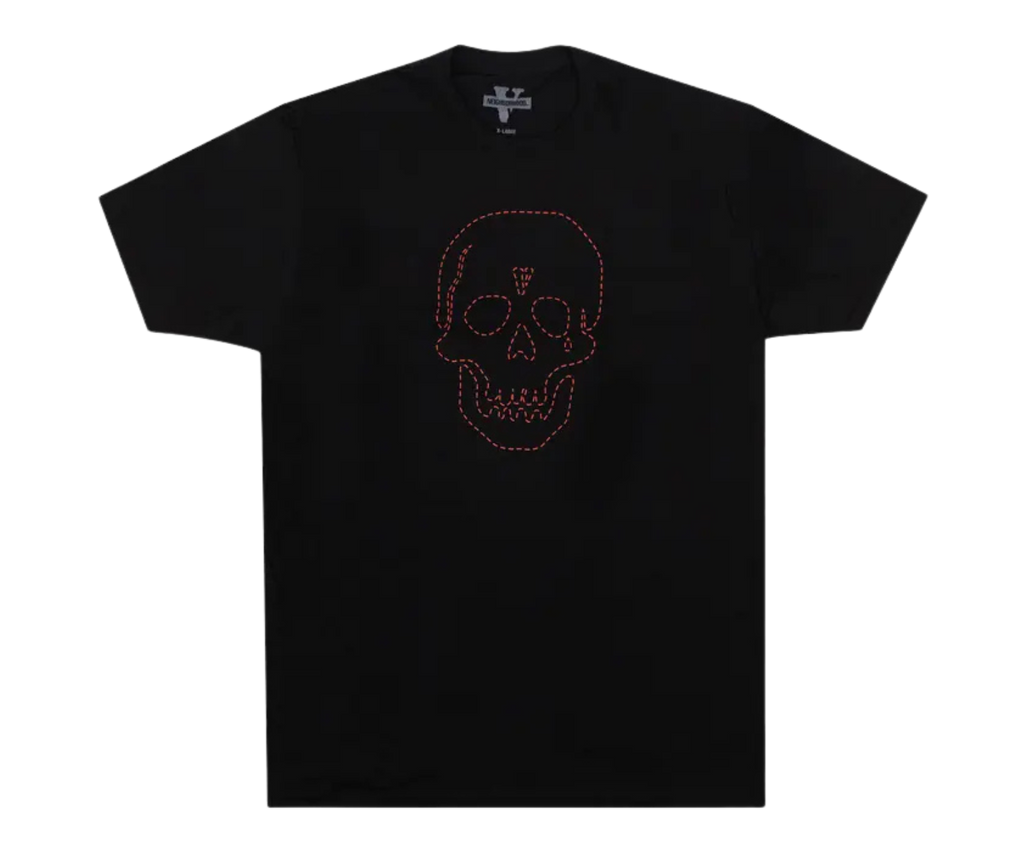 Vlone x Neighborhood Skull Short-Sleeve T-Shirt Black/Red