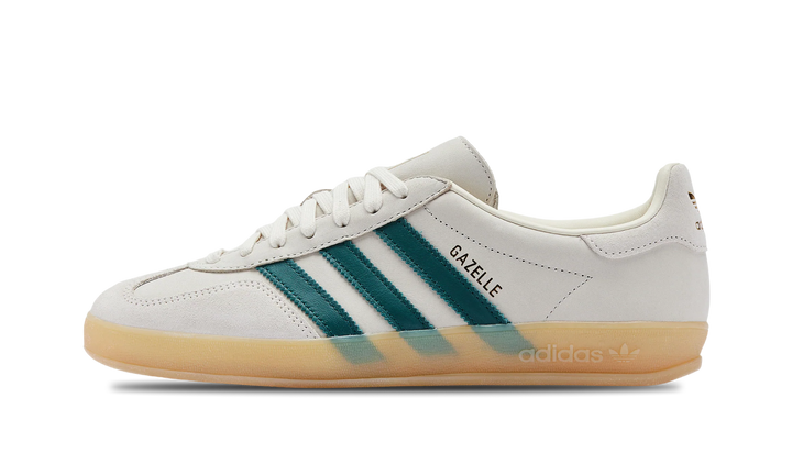 Adidas Gazelle Indoor Cream White Collegiate Green Gum