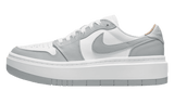 Air Jordan 1 Low Elevated Wolf Grey sneaker with white and grey accents.