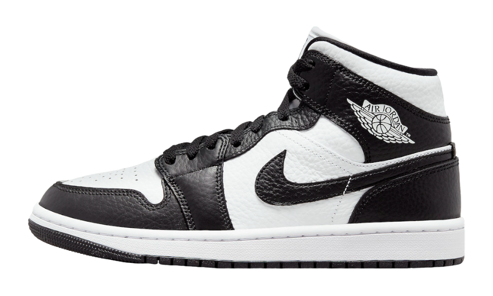 Air Jordan 1 Mid Invert Negru-Alb