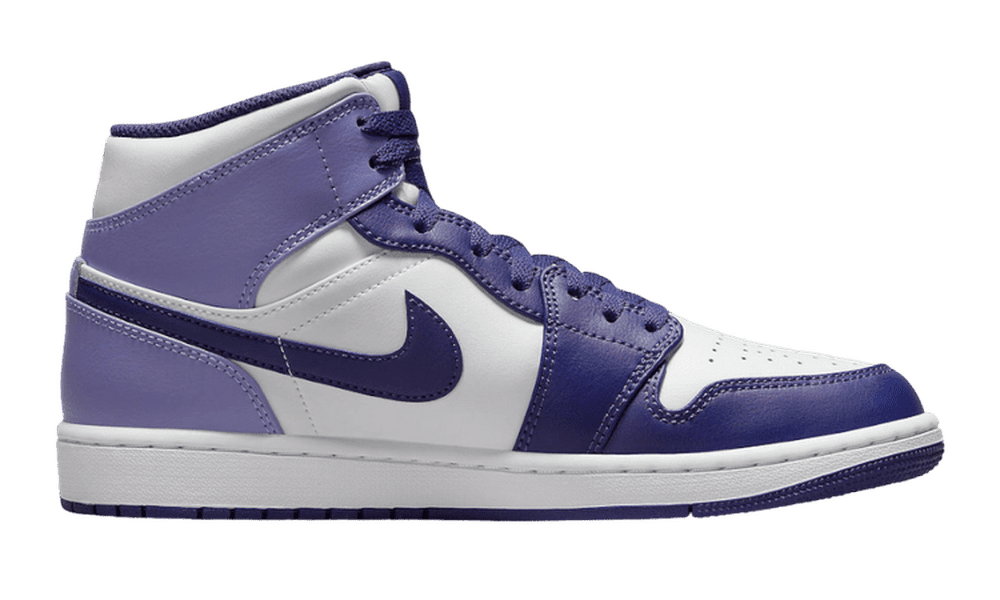 Air Jordan 1 Mid White Sky J Purple