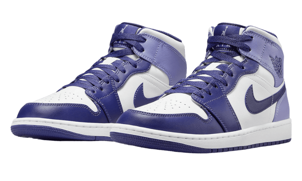 Air Jordan 1 Mid White Sky J Purple