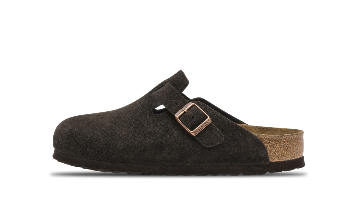Birkenstock Boston Soft Footbed Suede Mocha