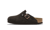 Birkenstock Boston Soft Footbed Suede Mocha