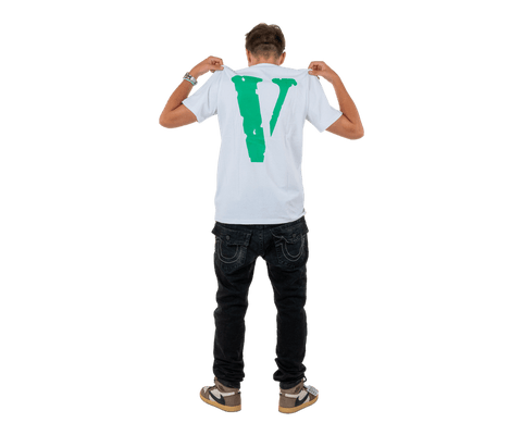 Vlone T-Shirt White Green