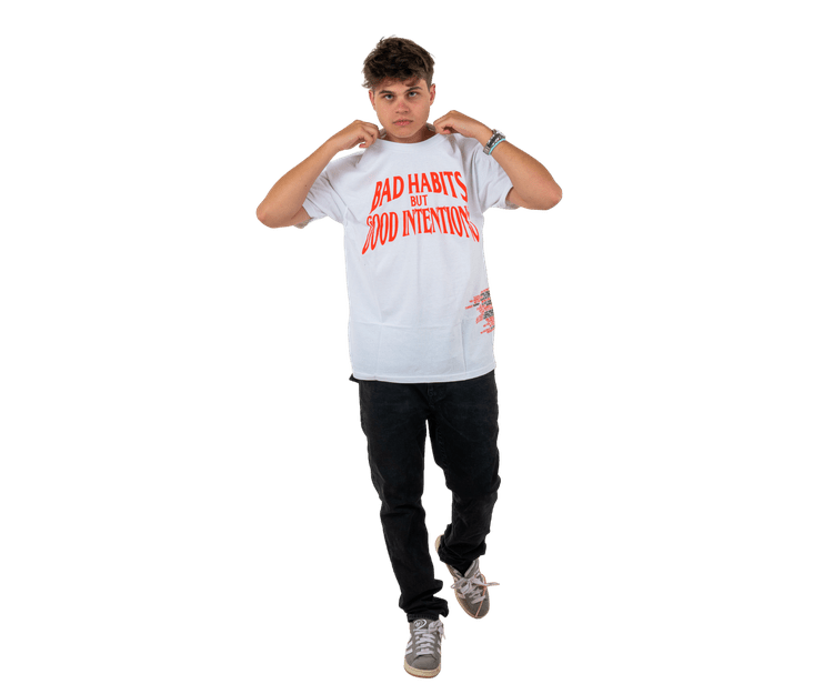 Vlone TW Bad Habits Tee White