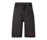 Ed Hardy Battle Dragon Denim Short Grey