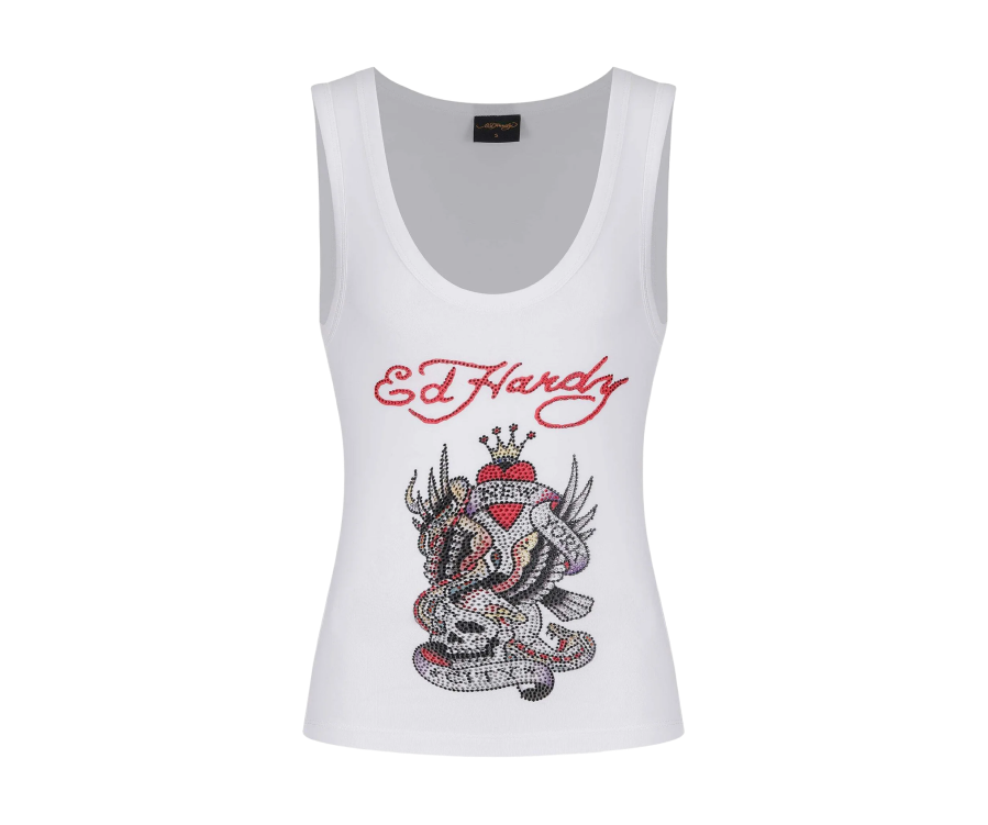 Ed Hardy Crawling Dragon Relaxed Jeans (Women's)