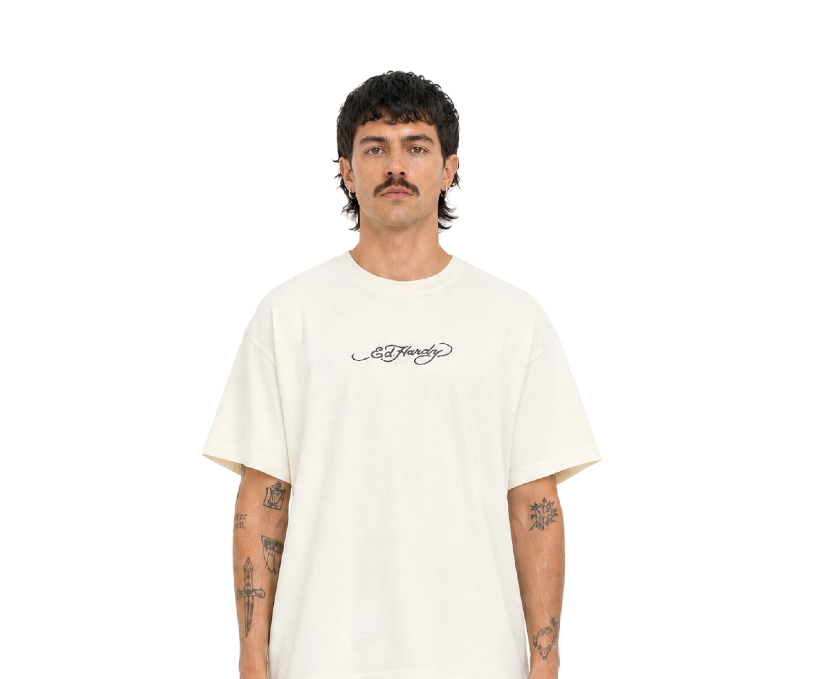 Ed Hardy Dragon Panther Regular Tee Vanilla Ice