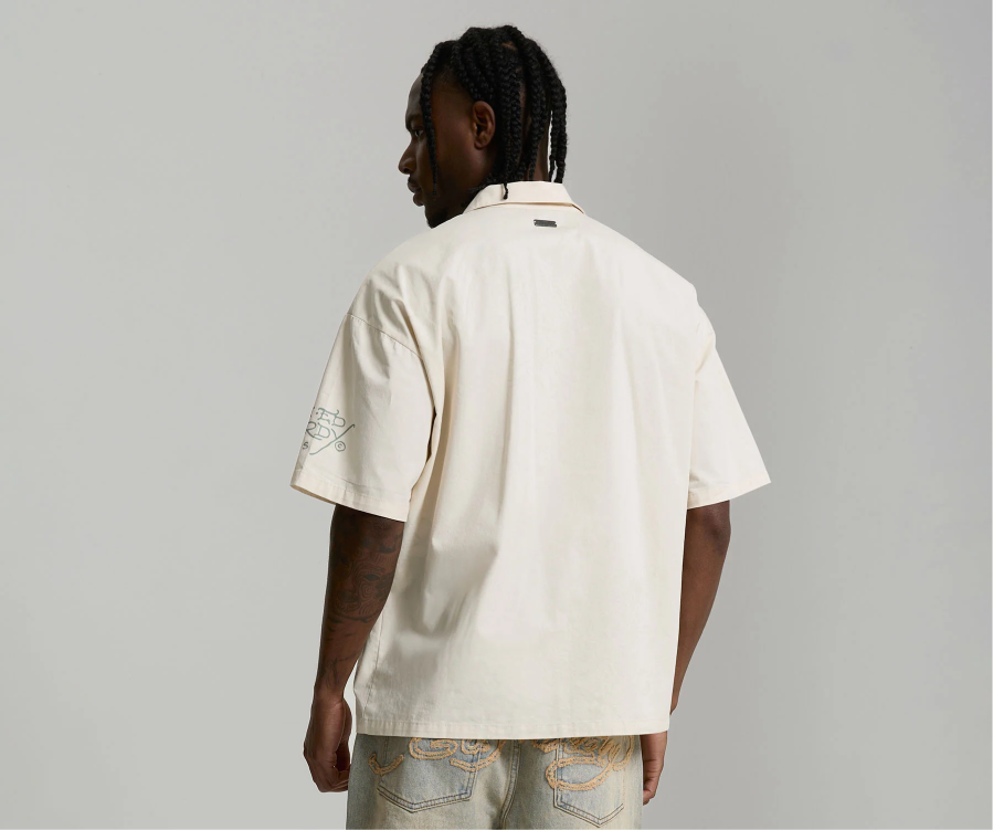 Ed Hardy Gothic Relaxed Camp Shirt