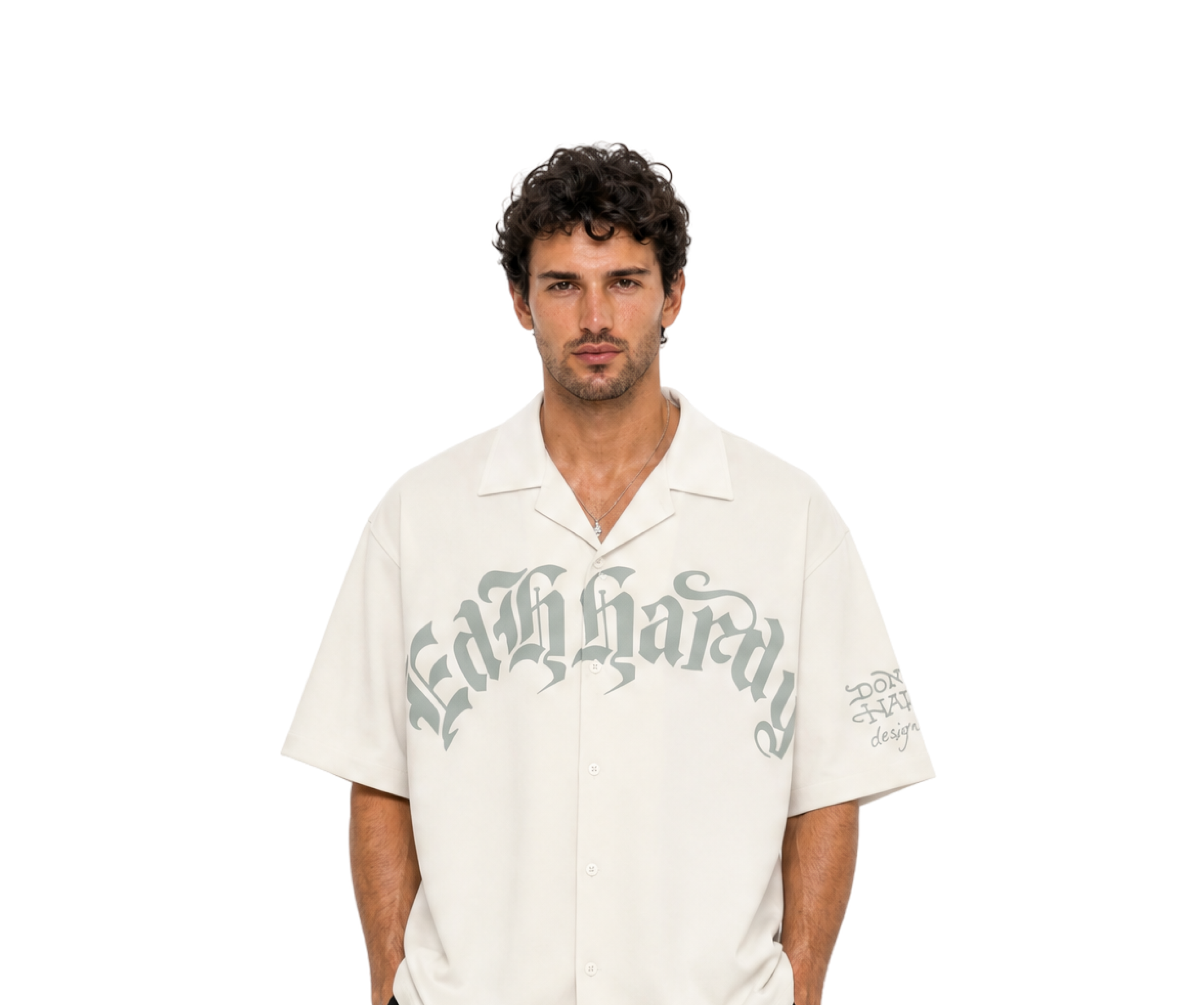 Ed Hardy Gothic Relaxed Camp Shirt