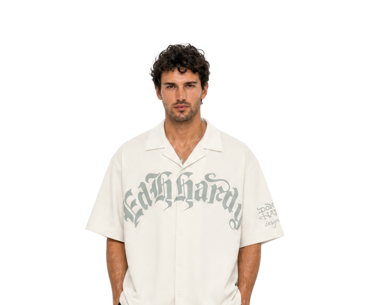 Ed Hardy Gothic Relaxed Camp Shirt