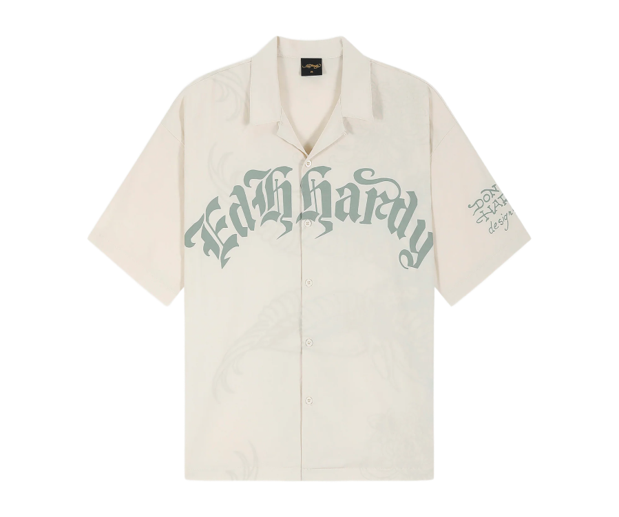 Ed Hardy Gothic Relaxed Camp Shirt