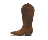 Ed Hardy Western Boot Crawling Dragon Tan