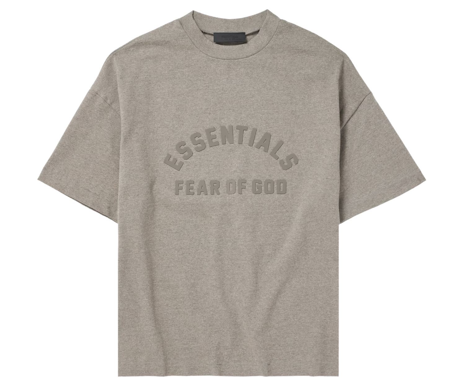 FEAR OF GOD ESSENTIALS Logo-Appliquéd Cotton-Blend Jersey T-Shirt Mushroom